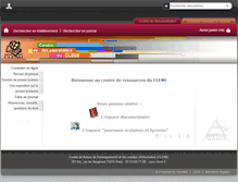 Tablet Screenshot of clemi-base.fr